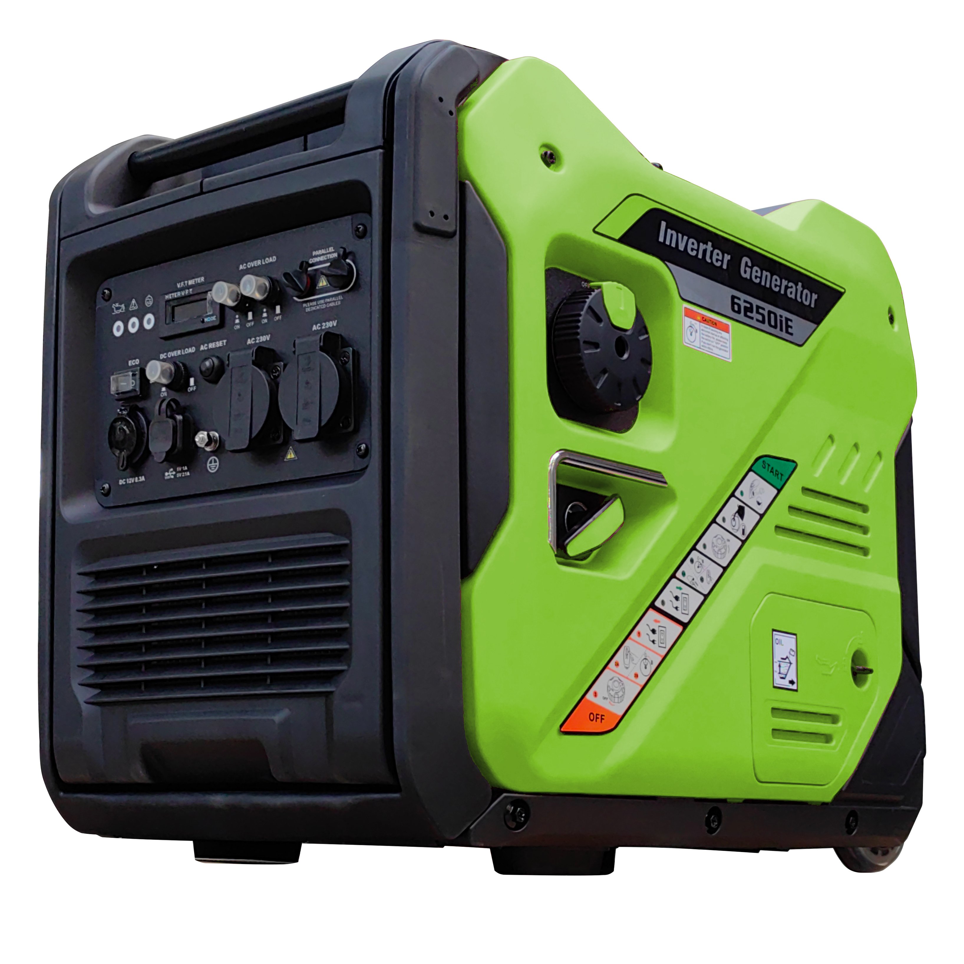 Home Silent 24V DC Electric Inverter Portable Gasoline Generator Mini Petrol Energy Power Small for Car Air Conditioner